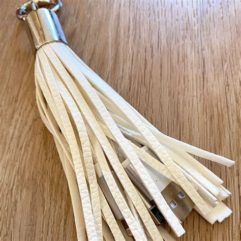 Phone Charger Tassel Keychain Clip On Iphone Charger Usb Etsy