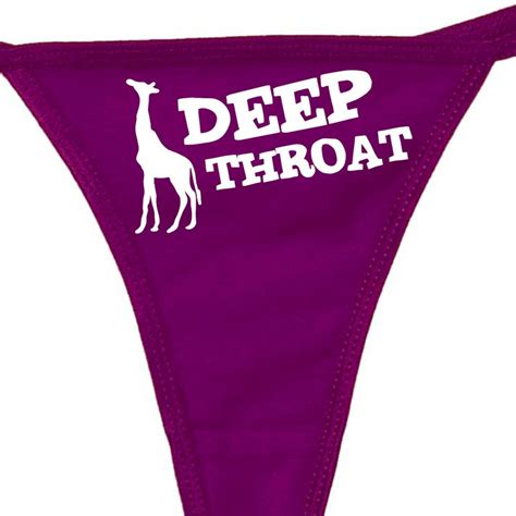Deep Throat Thong Panties Underwear Funny Sexy Rude Giraffe Etsy
