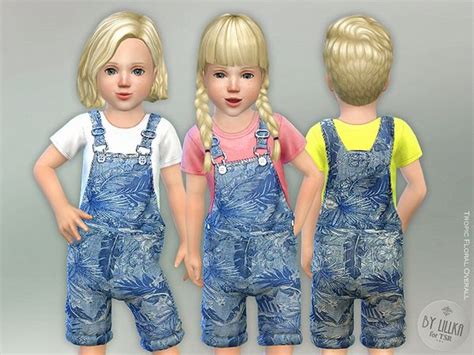 Sims 4 Downloads Toddler Overalls Sims 4 Toddler Sims 4