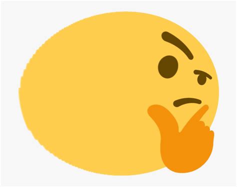 Thinking Emoji Png Download Discord Thinking Emoji Transparent Png