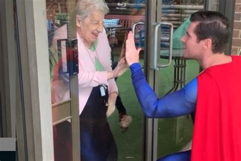 Superman Visits Nursing Home To Bring Joy To Lonely Residents