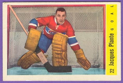 Jacques Plante Montreal Canadiens Hockey Cards Baseball Cards