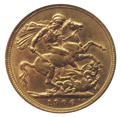 1906 London Sovereign M J Hughes Coins