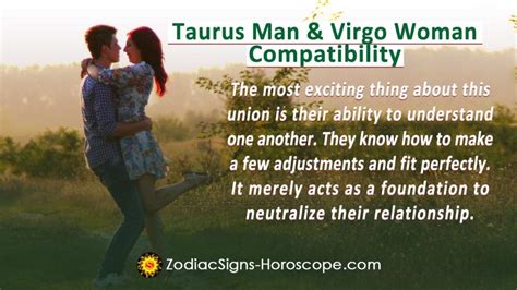 Taurus Man And Virgo Woman Compatibility In Love And Intimacy Zodiacsigns