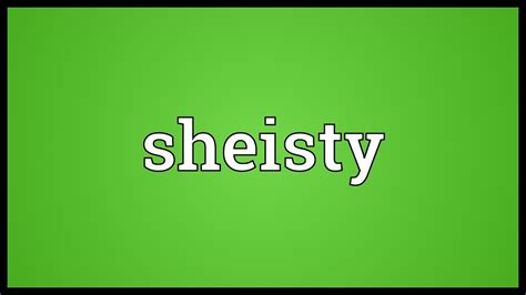 Shiesty Meaningindex