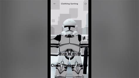 Roblox Star Wars Clone Trooper Avatar Youtube