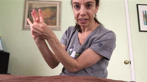 Performing Wellcast Self Massage Forearm Wrist And Hand Youtube