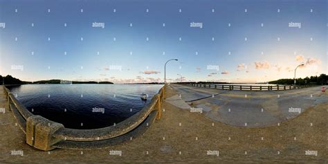 360° View Of Sunset Oceanic Bridge Navesink River New Jersey Alamy