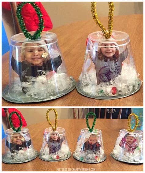 Snow Globe Cup Ornaments Crafty Morning