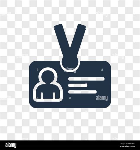 Id Card Vector Icon Isolated On Transparent Background Id Card