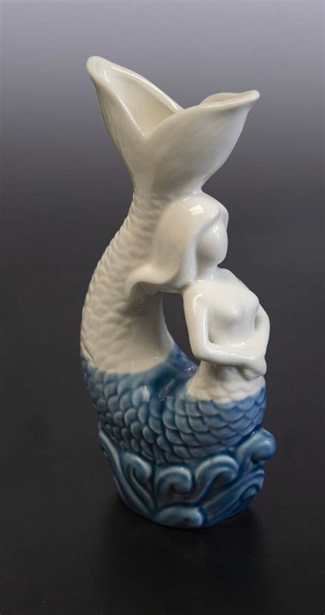 Mermaid Vase Mermaid Statue Mermaid Figurine Mermaid Etsy