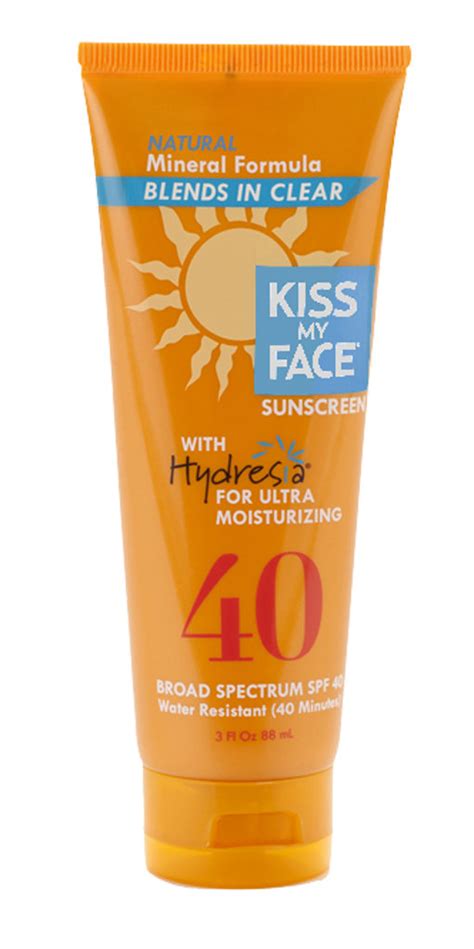 Why chemical sunscreens aren't great. Amazon.com : Kiss My Face Natural Mineral Lotion Sunscreen SPF 40 with Hydresia, 3 Fluid Ounce ...