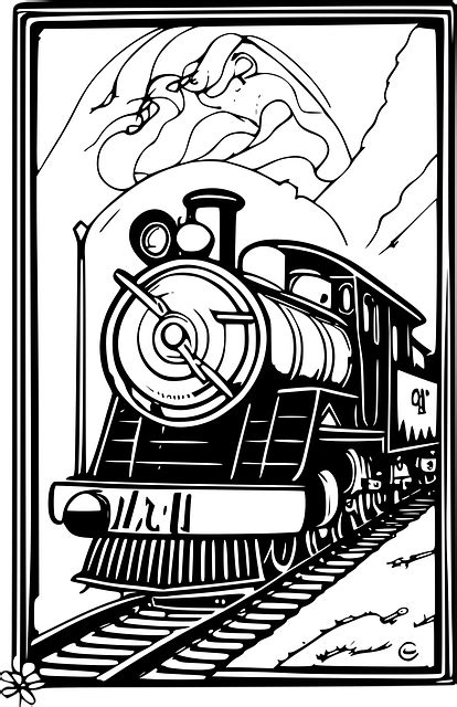 Train Locomotive Railroad Free Vector Graphic On Pixabay Pixabay