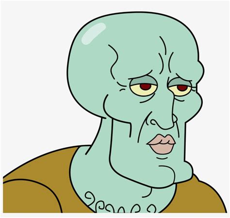 Handsome Squidward Png Clip Art Library