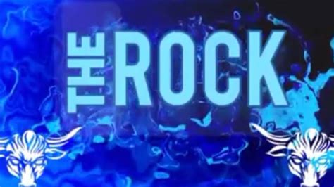 The Rock Wwe Theme Electrifying With 2024 Titantron Ae Youtube