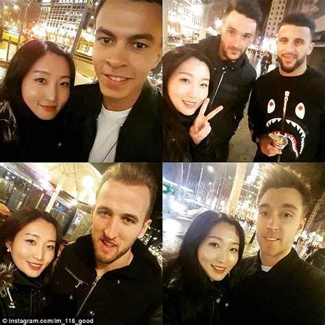 Tottenham squad take Son Heung-Min fan to see him in hotel | Daily Mail