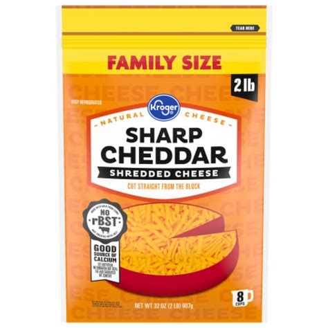 Kroger® Shredded Sharp Cheddar Cheese 32 Oz Ralphs