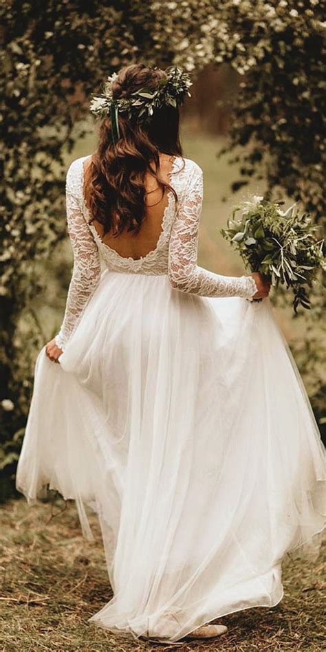 Boho Wedding Dresses With Sleeves 27 Free Spirited Styles