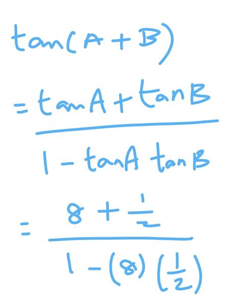 Given Angles A And B In Quadrant 1 With Tana 8and Tan B12 Find Tanab