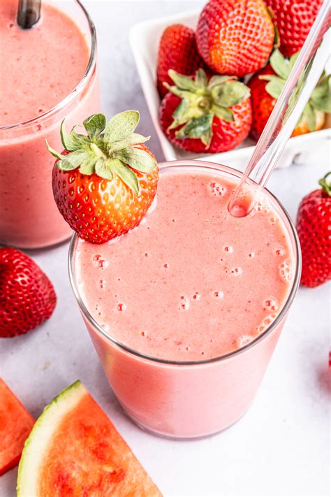 Strawberry Watermelon Smoothie Wonkywonderful