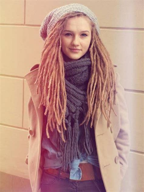 Having highlights that are too thin in very curly hair which is normally worn curly may look too blended. 30 Styles for Women with Dreadlocks