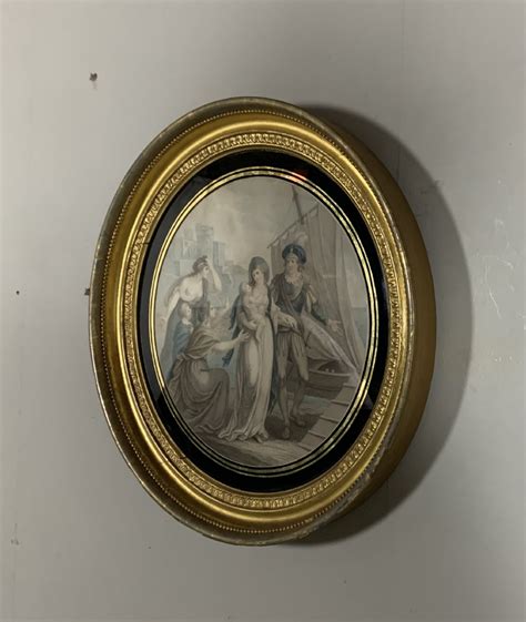 Pair Of 18th Century Stipple Engravings 981536 Uk