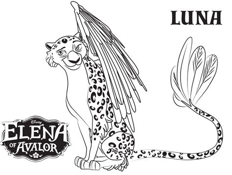 Disneys Elena Of Avalor Coloring Pages Sheet Free Disney Printable