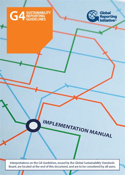 G4 Sustainability Reporting Guidelines Book Design Layout