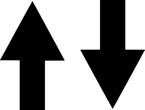 Fajarv Up And Down Arrow Png Images
