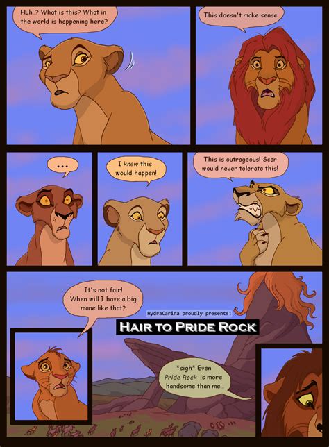 Hair To Pride Rock By Hydracarina On Deviantart Lion King Funny Lion