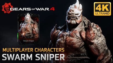 Gears Of War 4 Multiplayer Characters Swarm Sniper Youtube
