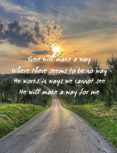 God Will Make A Way For Us Quotes Fredricka Dorman