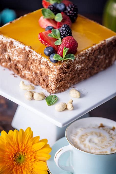 Learn how to make homemade plum jelly like a pro with tips and tricks to making perfect homemade jelly every time. Homemade Square Cake Decorated On Top Of Yellow Jelly And ...