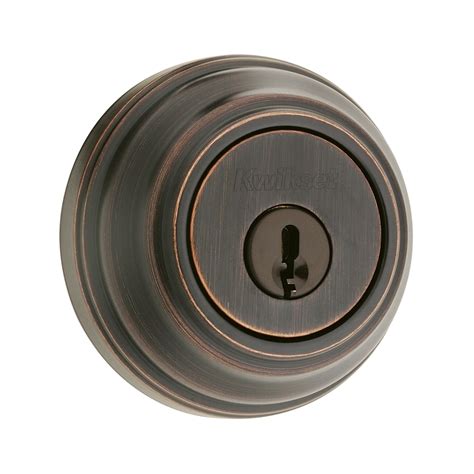 Kwikset 985 Venetian Bronze Double Cylinder Deadbolt At