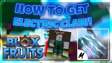 ⚡how To Get Electric Claw In Blox Fruits Tutorial Showcase Of All