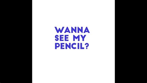 Jeffy Wanna See My Pencil Roblox Id Code Youtube