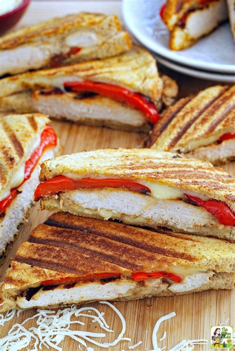 Grilled Chicken Panini Sandwich Recipe