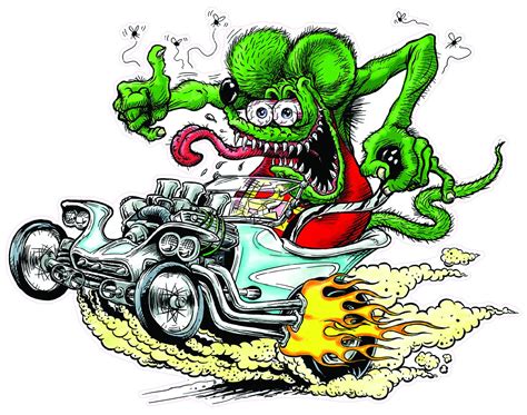 Rat Fink Version 2 Large Decal 18 X 11 Free Shipping Car And Truck Parts Money