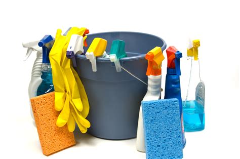 Produtos de limpeza em inglês - Cleaning Supplies