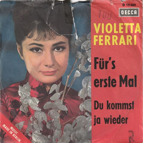 Violetta Ferrari Fürs Erste Mal 1963 Vinyl Discogs