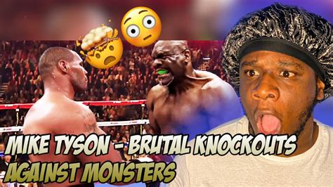 Mike Tyson The BRUTAL Knockouts Against Monsters YouTube