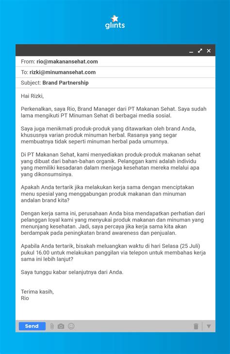 Tips Menulis Email Partnership Plus Contoh dan Template Gratis