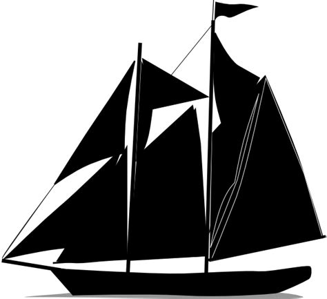 Sailboat Clipart Black And White In Black White Vehicles 59 Cliparts