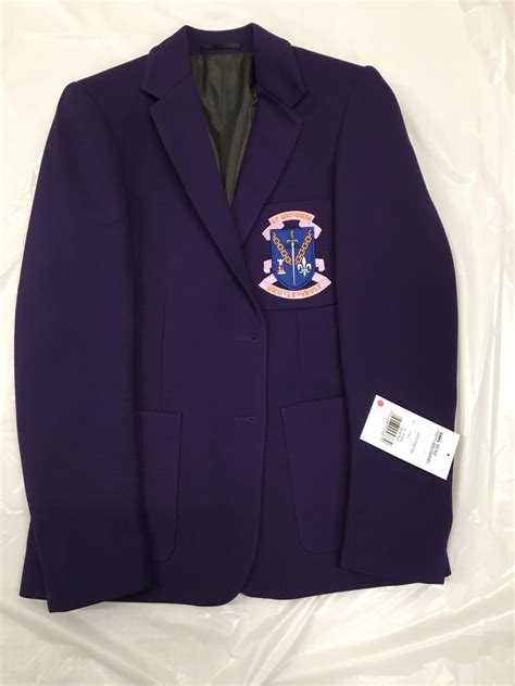 St Louis Grammar School Girls Fitted Purple Blazer Year 8 12 Holmes