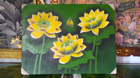 29 Lukisan Bunga Teratai Kuncup Gambar Bunga Indah