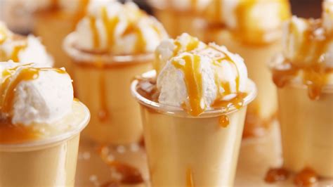 Salted Caramel Pudding Shots Recipe Caramel Pudding Pudding Shots Shot Recipes