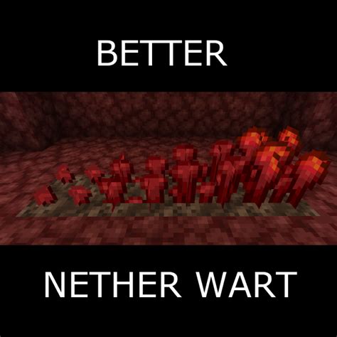 Better Nether Wart Crops Resource Packs Minecraft Curseforge