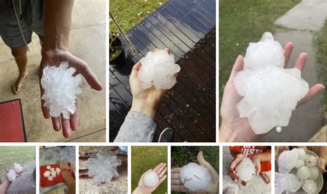 Giant Hail Hammers Queensland Damaging Homes And Cars In Videos And