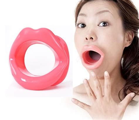 Adult Oral Mouth Toy Forced Mouth Opening Device Silicone Rubber Face