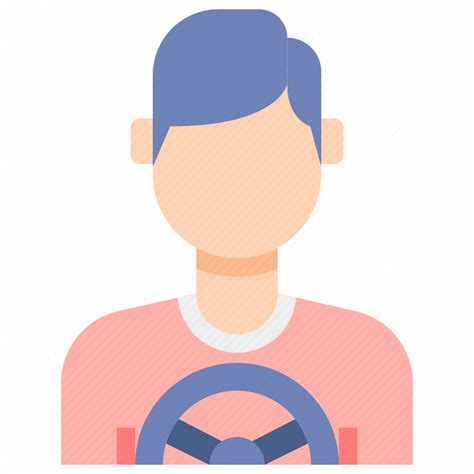 Driver Driving Man Icon Download On Iconfinder